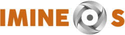 Firmenlogo der IMINEQS GmbH mit Schriftzug und Symbol - Bohrtechnik, Bohrgeräte